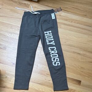 MV Sport Charcoal Seeatpants with Holy Cross Print